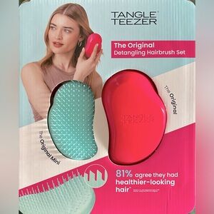 Tangle Teezer - The Original Detangling Hairbrush 2 brush set.